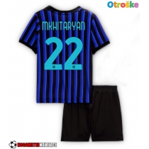 Otroške Nogometnih dresov Inter Milan Henrikh Mkhitaryan #22 Domači 2025-26 Kratki rokavi (+ hlače)